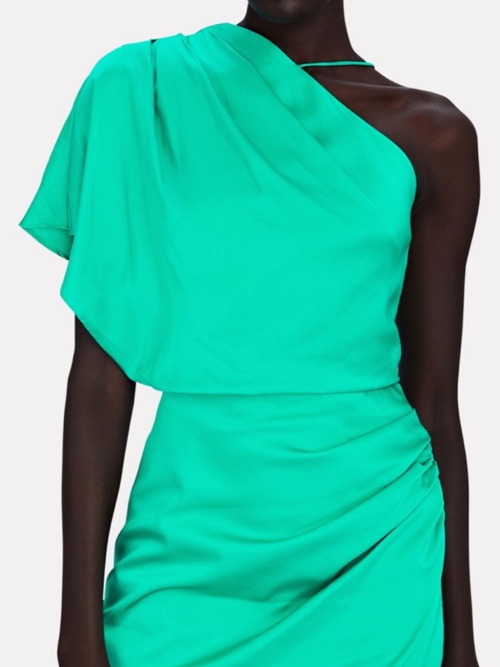 Manning Cartell Miami Heat One Shoulder Satin Mini Dress